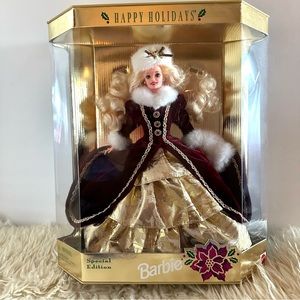 Vintage New In Box 1996 Happy Holiday Barbie Special Edition